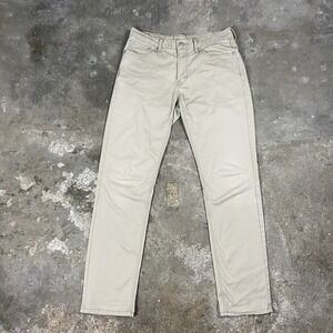 Levi's 541 Jeans Size 32x36 Beige Light Wash Denim Straight Aethletic Fit
